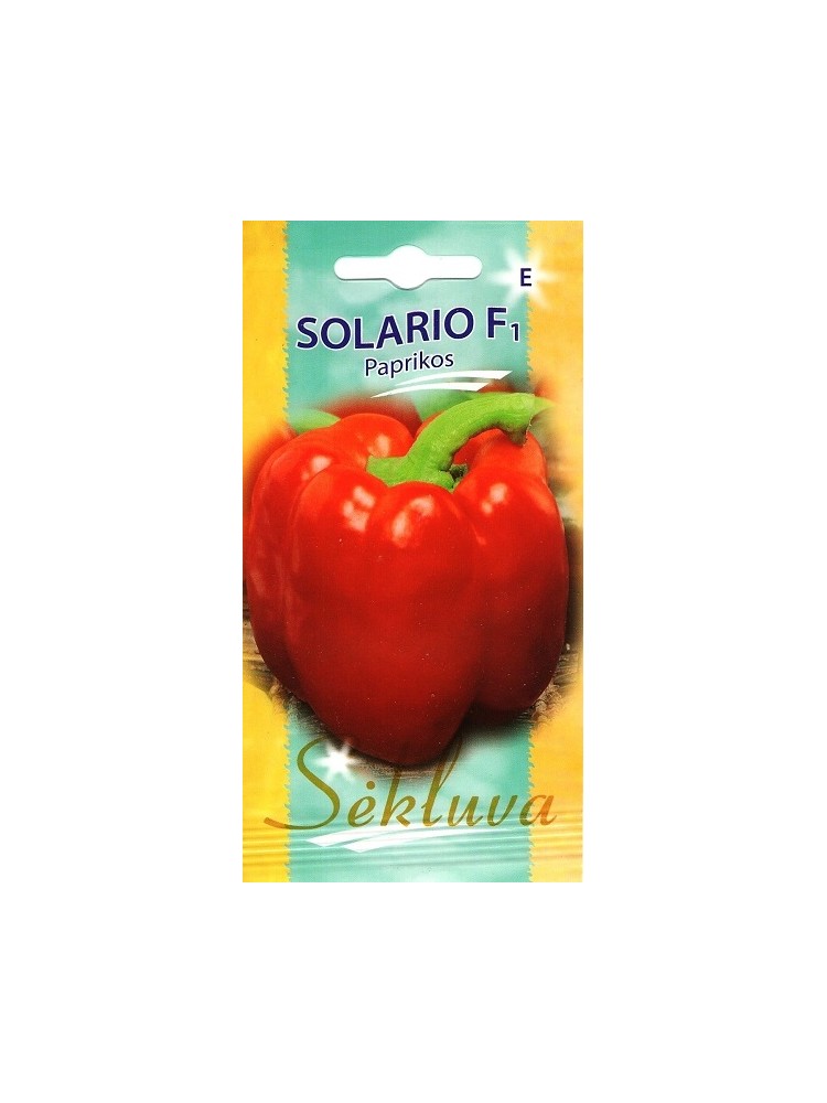 Paprika vienametė 'Solario' H, 10 sėklų