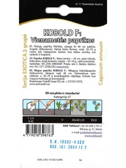 Papryka roczna 'Kobold' H, 6 nasion