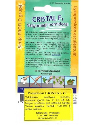 Pomidor 'Cristal' H, 100 nasion