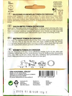 Burak ćwikłowy 'Tonda di Chioggia' 10 g