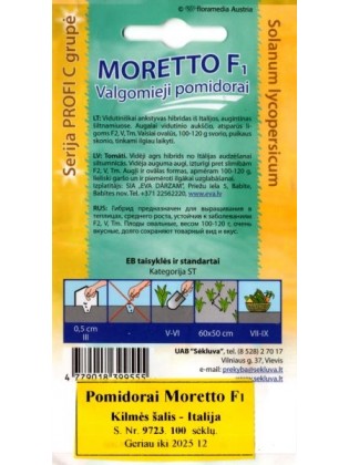 Pomidor zwyczajny 'Moretto' H, 100 nasion