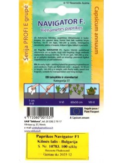 Papryka roczna 'Navigator' H, 100 nasion