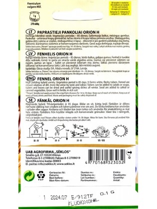 Fenkuł włoski 'Orion' H, 0,1 g