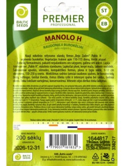 Burak ćwikłowy 'Manolo' H, 200 nasion