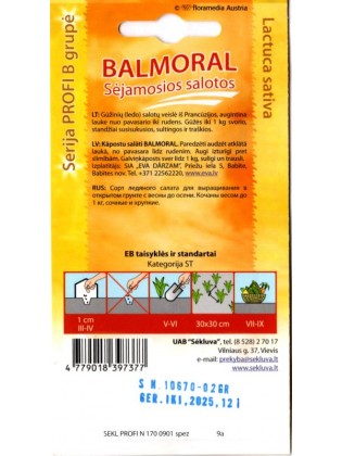 Sałata siewna 'Balmoral' 0,2 g