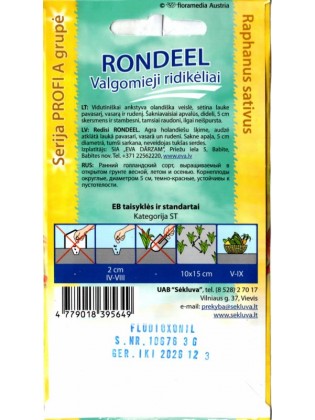 Rzodkiew 'Rondeel' 3 g