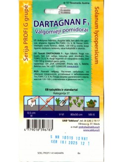 Pomidor 'Dartagnan' H, 10 nasion