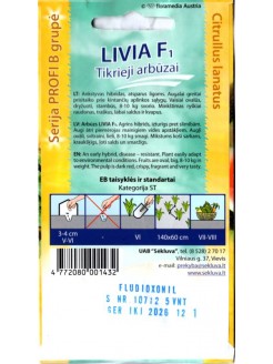 Arbuz zwyczajny 'Livia' H, 5 nasion