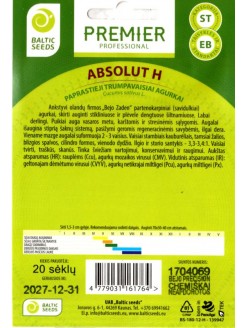 Ogórek 'Absolut' H, 20 nasion