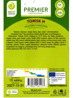 Pomidor 'Tomsk' H, 15 nasion