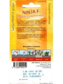 Ogórek 'Ninja' F1, 20 nasion