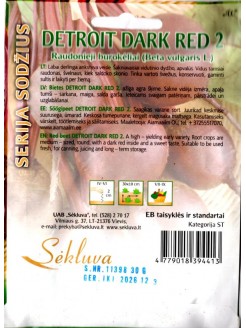 Burak ćwikłowy 'Detroit Dark Red 2' 30 g