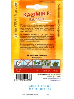 Oberżyna 'Kazimir' H, 10 nasion