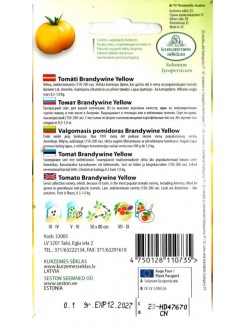 Pomidor 'Brandywine Yellow' 0,1 g