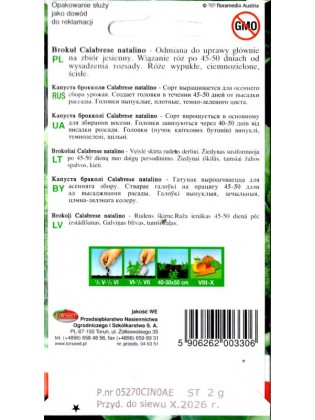 Brokuł 'Calabrese natalino' 2 g