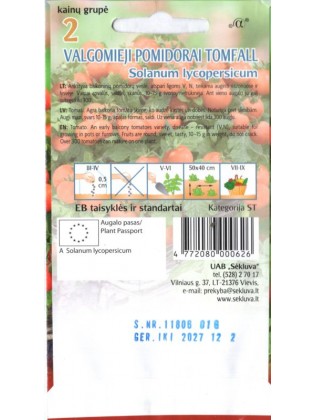 Pomidor 'Tomfall', 0,1 g