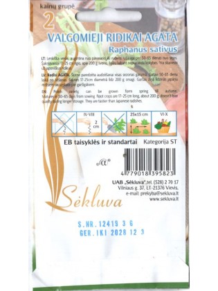 Rzodkiew 'Agata' 3 g