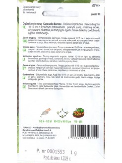 Ogórek melonowy 'Caroselo Barese' 1 g