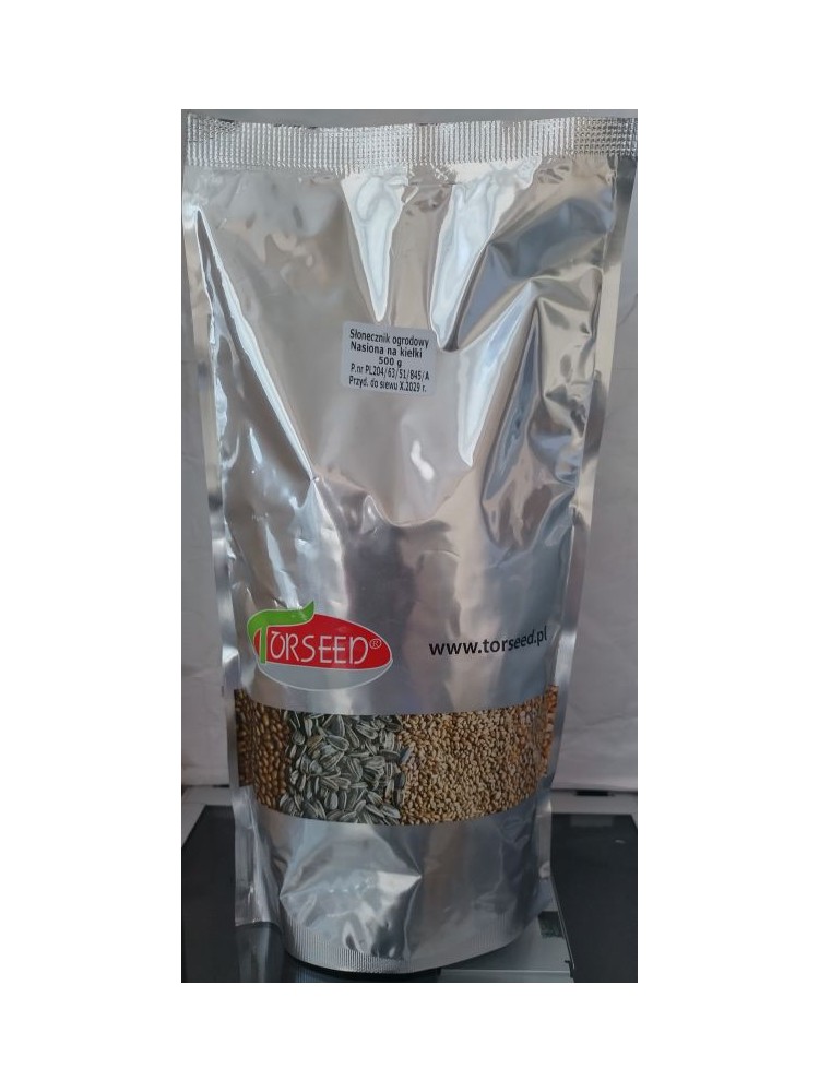 Słonecznik ogrodowy 500 g, nasiona na kiełki Słonecznik ogrodowy 500 g, nasiona na kiełki