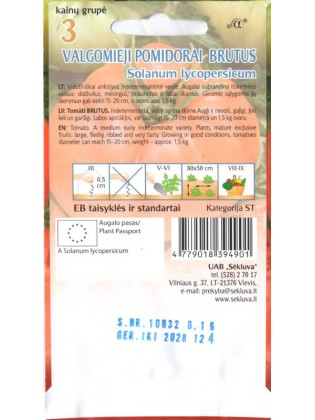 Pomidor zwyczajny 'Brutus' 0,2 g