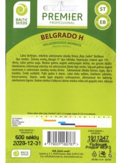 Marchew 'Belgrado' H, 600 nasion