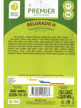 Marchew 'Belgrado' H