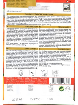 Pomidor 'Buffalosun' H, 10 nasion