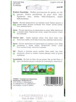 Brukiew pastewna 'Kaszubska' 10 g