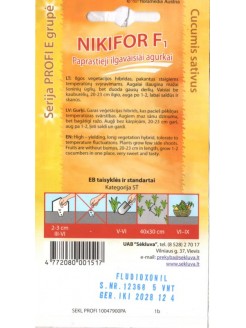 Ogórek 'Nikifor' H, 5 nasion