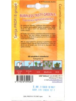 Ogórek 'Burpless Tasty Green' H, 10 nasion