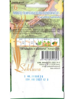 Ogórek 'Rodniczok natur' H, 2 g