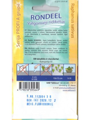 Rzodkiew 'Rondeel' 3 g