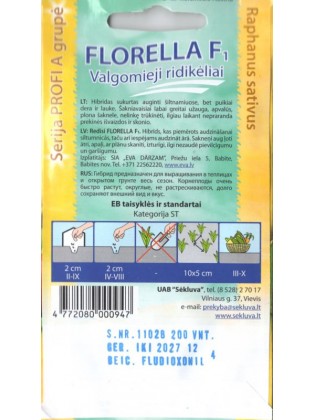 Rzodkiewka 'Florella' F1